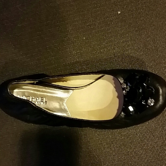 Michael Kors Leather Ballet Flats - Picture 2 of 4