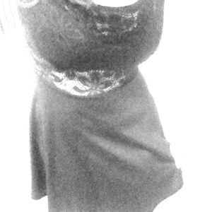 Little Black Dress with Lace Band