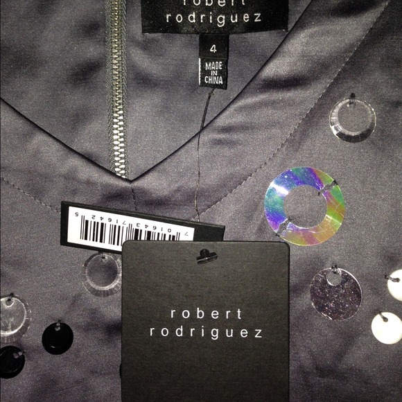 Robert Rodriguez grey dress NEW WITH TAGS