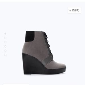 ZARA wedge boots