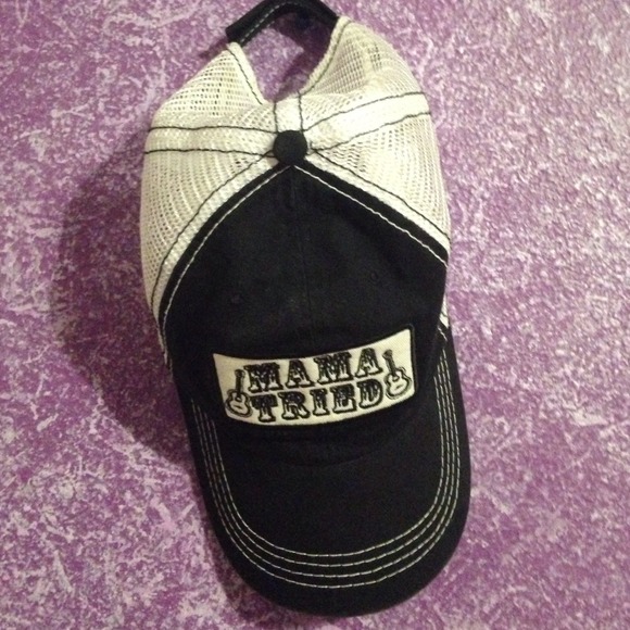 Black and white trucker hat.