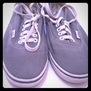 Gray thin sole vans size 8 price negotiable