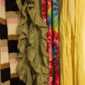 4 scarves! All are just like new!!