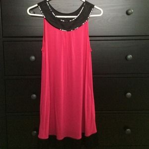 NWT Express pink and black dress