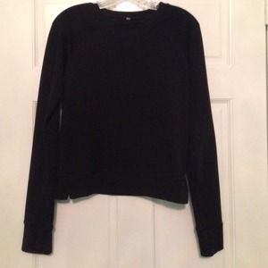 Black crew neck