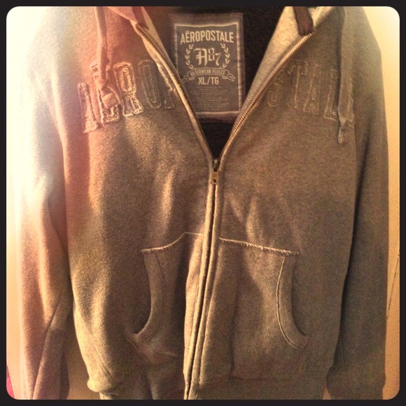 BNWOT Aeropostale Fur Zip up Hoodie