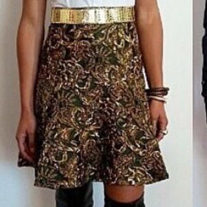 Dolce&Gabbana winter 2014 floral jacquard skirt