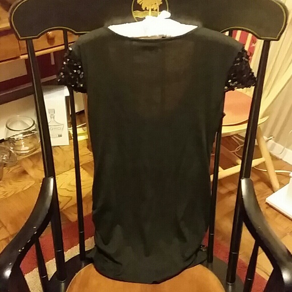 Black Sequined shirt - Picture 2 of 4
