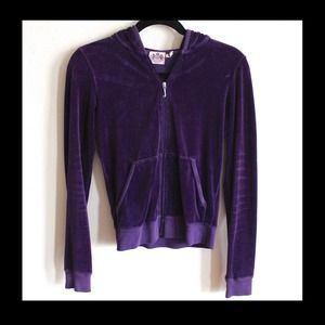Juicy Couture Velour Purple Hoodie