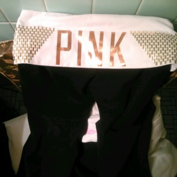 Victoria secret vs BLING  Yoga pants boot cut;