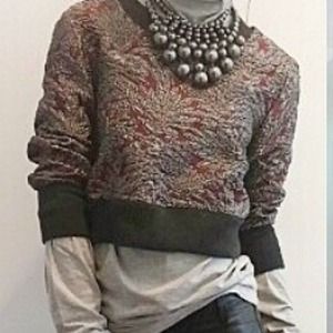 Dolce&Gabbana winter 2014 jacquard brocade sweater