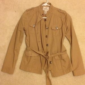 Tan coat jacket