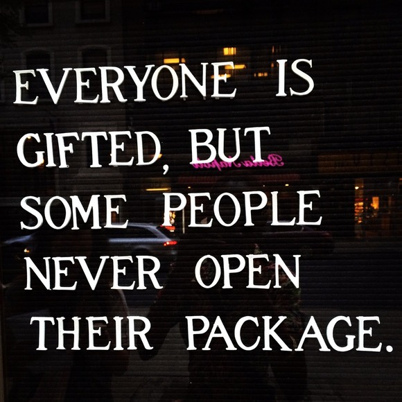 Open your package!