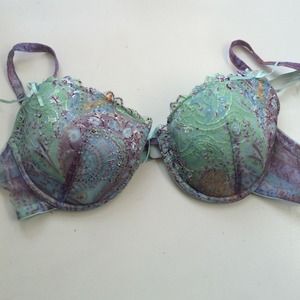 Embroidered Pastel Bra