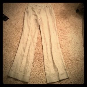 Comfortable linen khaki's