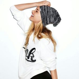 Victoria's Secret PINK Grey Beanie