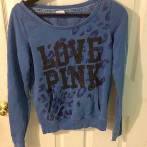 Pink crew neck