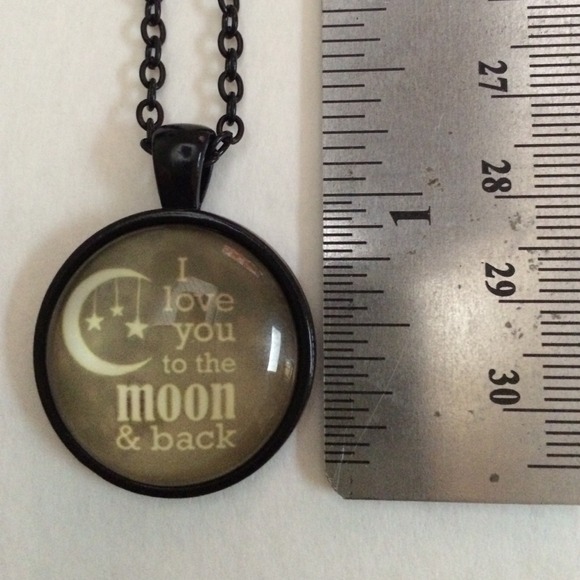Sold!!" I love you to the moon and back" necklace - Picture 4 of 4