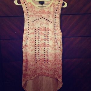 Womens Topshop muscle tee