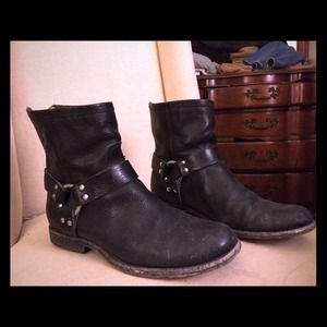 Frye harness boots