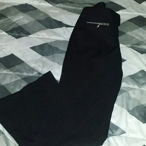 Gorgeous slacks with gold zipper pockets