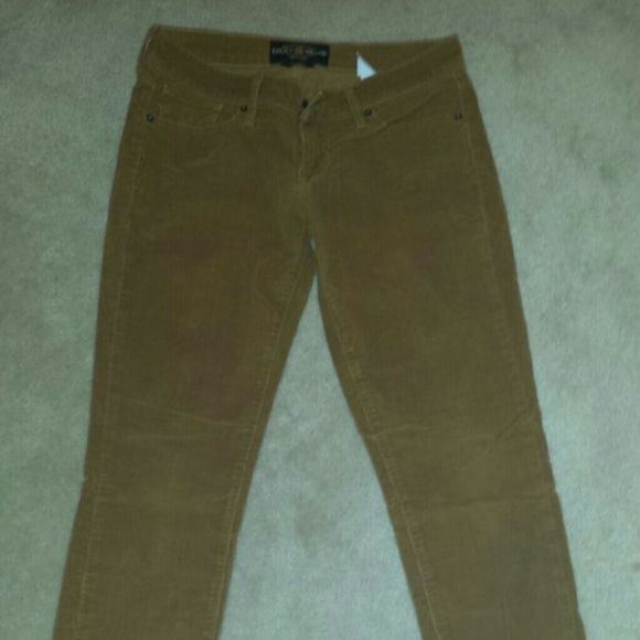 Lucky Brand Brown Corduroy Pants Size 6/28