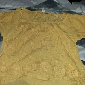 High-low summer shirt