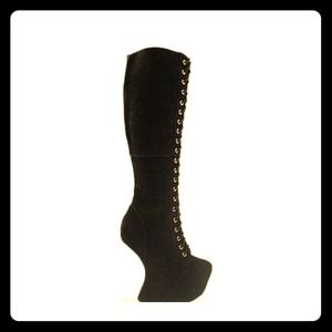 Jeffrey Campbell Walk Tall Velvet Boot