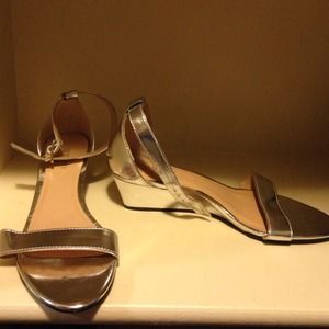 Silver Strappy Sandal