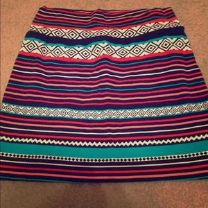 Tribal pencil skirt