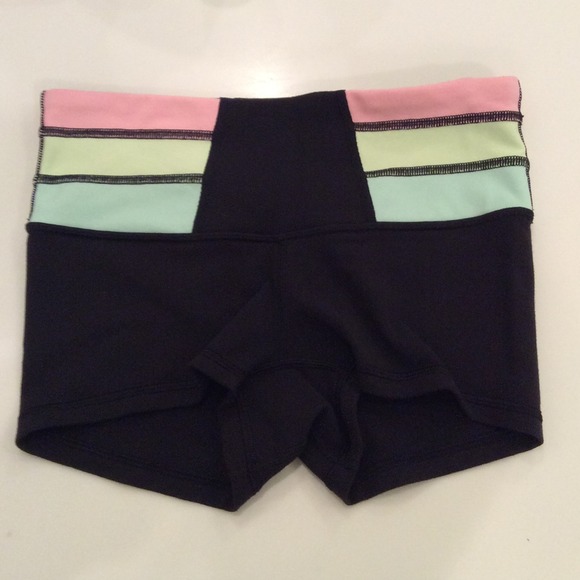 Pink, Lime, Aqua Lululemon booty shorts💗💚💙