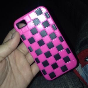 Checkered hard iPhone 4/4s case