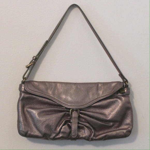 Kooba Handbags - Kooba Gunmetal Shoulder Bag