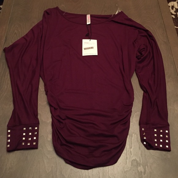 Plum/Burgundy  Maternity Top