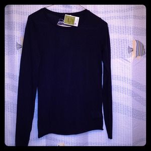 Long sleeve navy blue shirt