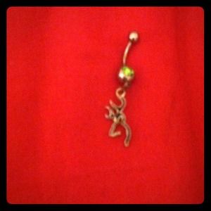 Belly button ring browning