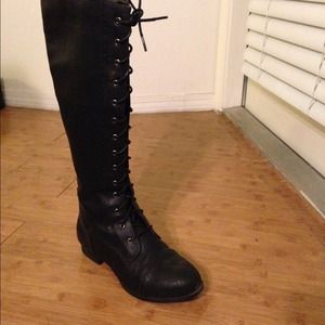 Black knee boots!