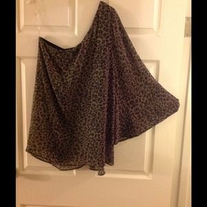 Cheetah Print Blouse
