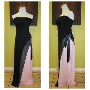 /XoXo/ Pink and Black Gown