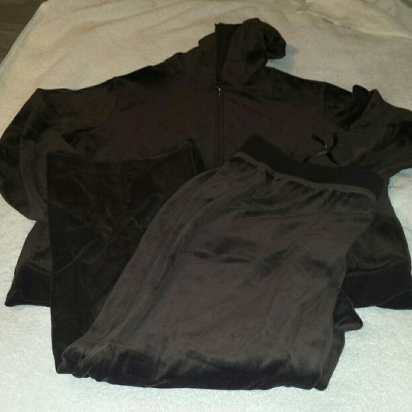 Womens Brown Cotton Sweat Suit