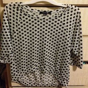 A polka dotted shirt