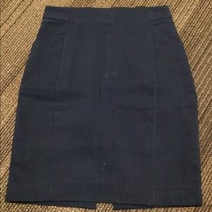 ♦️INACTIVE♦️ Navy Professional Pencil Skirt