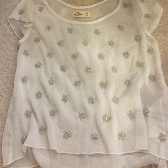 Sheer Hollister shirt