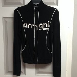 Woman's Armani Exchange zipper down sweater