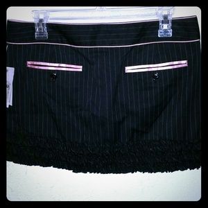 Guess Pink & Black Skirt
