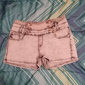 High waisted shorts