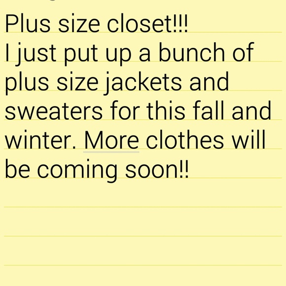 Plus size L 1x 2x 3x 4x 22 24 26 28