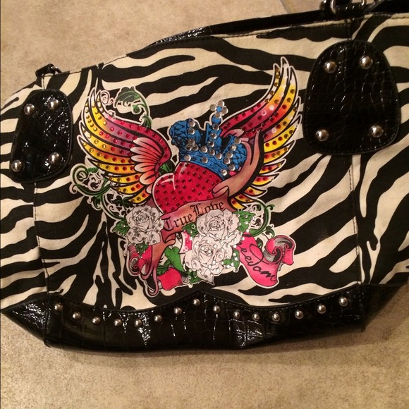 Zebra stripe purse