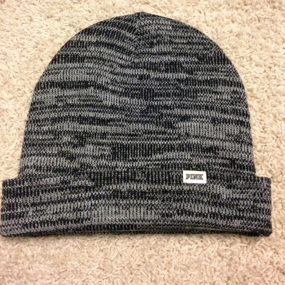 PINK beanie Gray