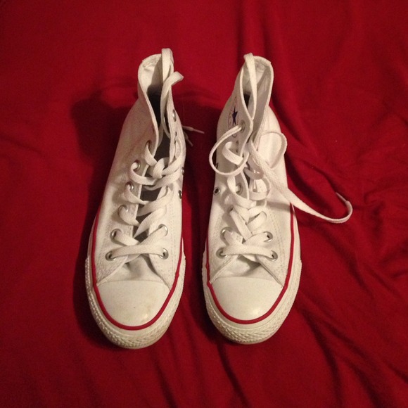 White High Top Chuck Taylor's